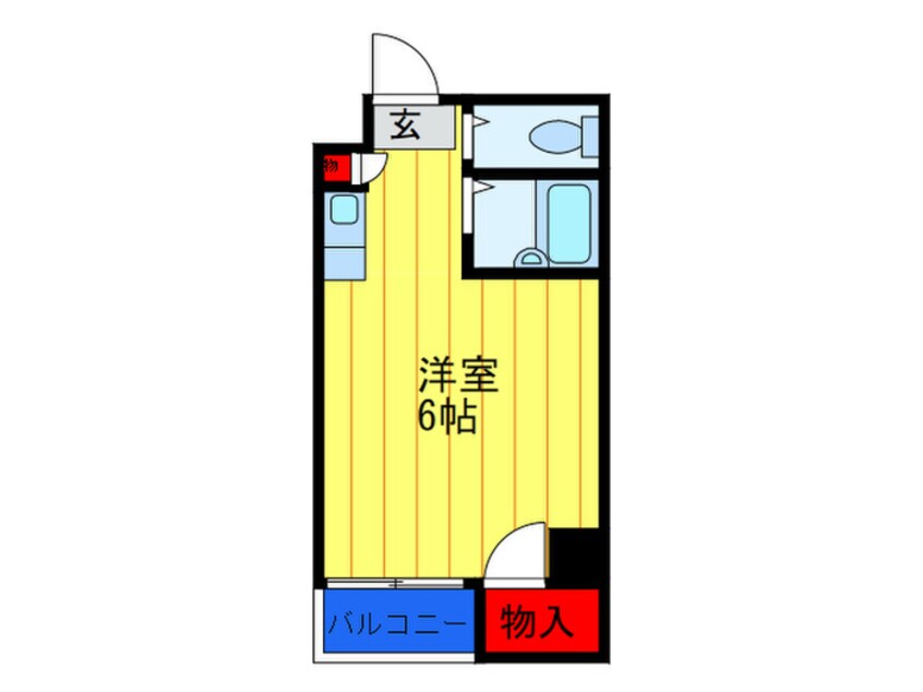 間取図 プラスパーハイツ