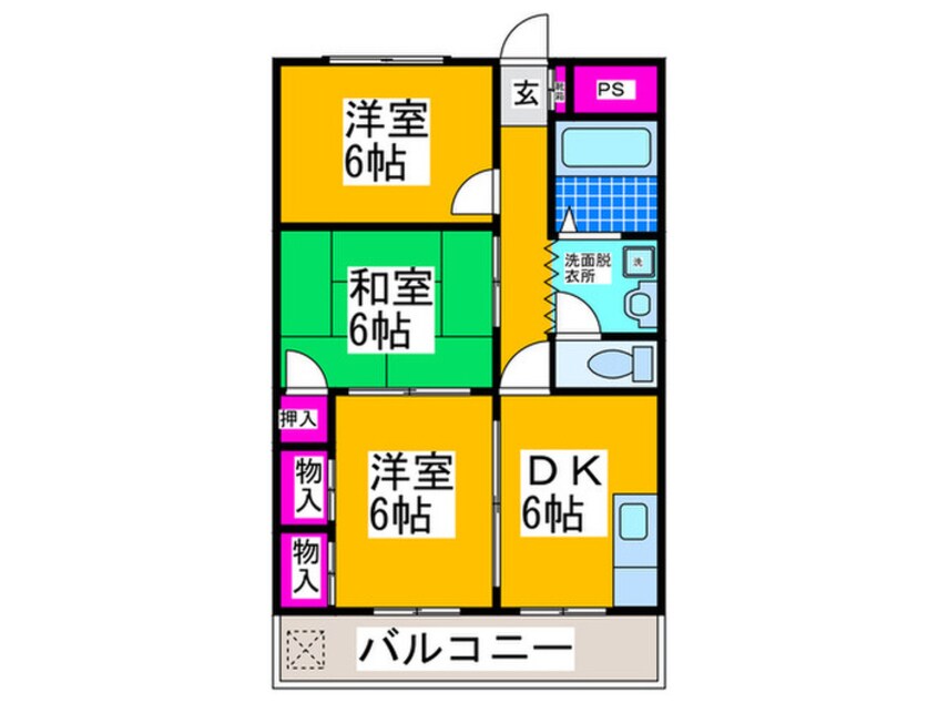 間取図 コ－ポ山優