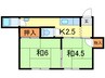 大石文化 2Kの間取り