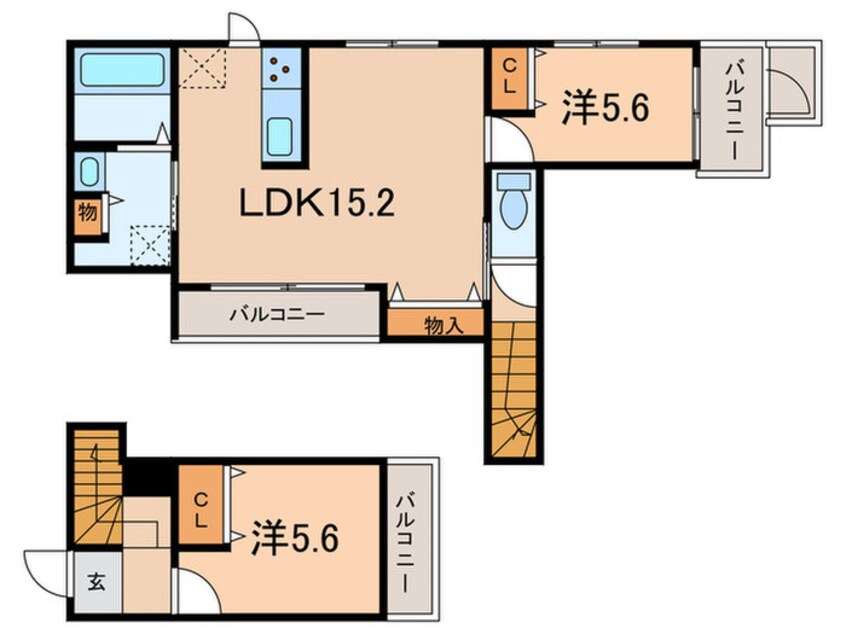 間取図 グルーブメゾン須磨離宮