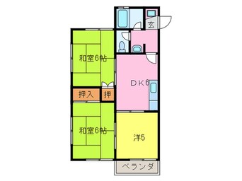 間取図 シャトレハイツ