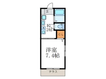 間取図 オアシス春菜