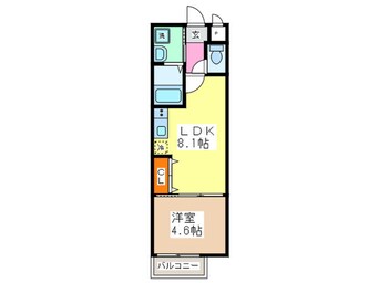 間取図 フジパレス城東鴫野ＷＥＳＴ