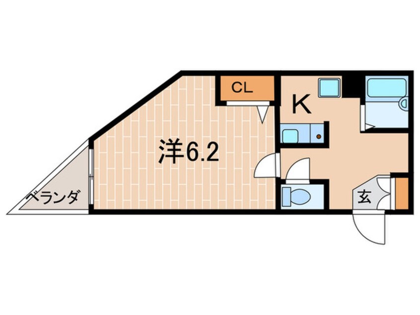 間取図 レ－ク魚住