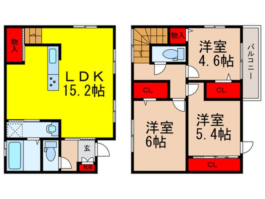 間取図 メゾングリシーヌ