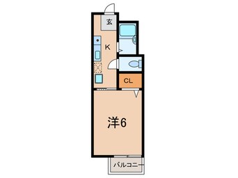 間取図 アライブ大箇