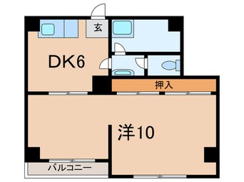 間取図 クリ－ンハイツ大原