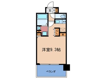 間取図 エス・キュート梅田中崎町