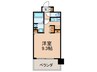 エス・キュート梅田中崎町 1Rの間取り