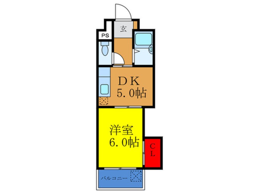 間取図 上新庄駅前グランドハイツ北