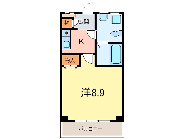 間取り図 ビュ－テラス岡本