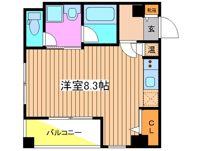 間取図 コンフォ－ル南森町