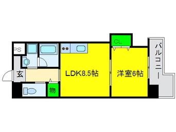 間取図 住吉橋ポルト