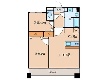 間取図 ｾﾚｯｿｺｰﾄﾘﾊﾞｰｻｲﾄﾞOSAKA(1403)