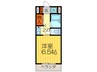 ラフィ－ネ枚方 1Kの間取り