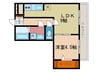 カ－ム　コトブキ 1LDKの間取り