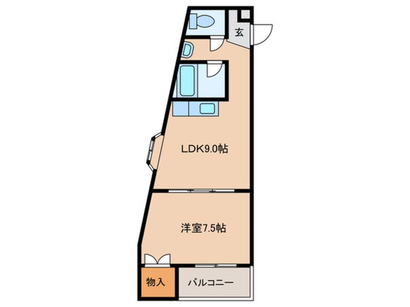 間取図 カ－サソレア－ド