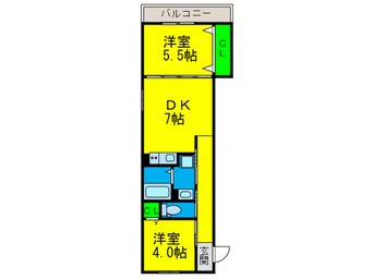 間取図 サンヴィラージュ東羽衣