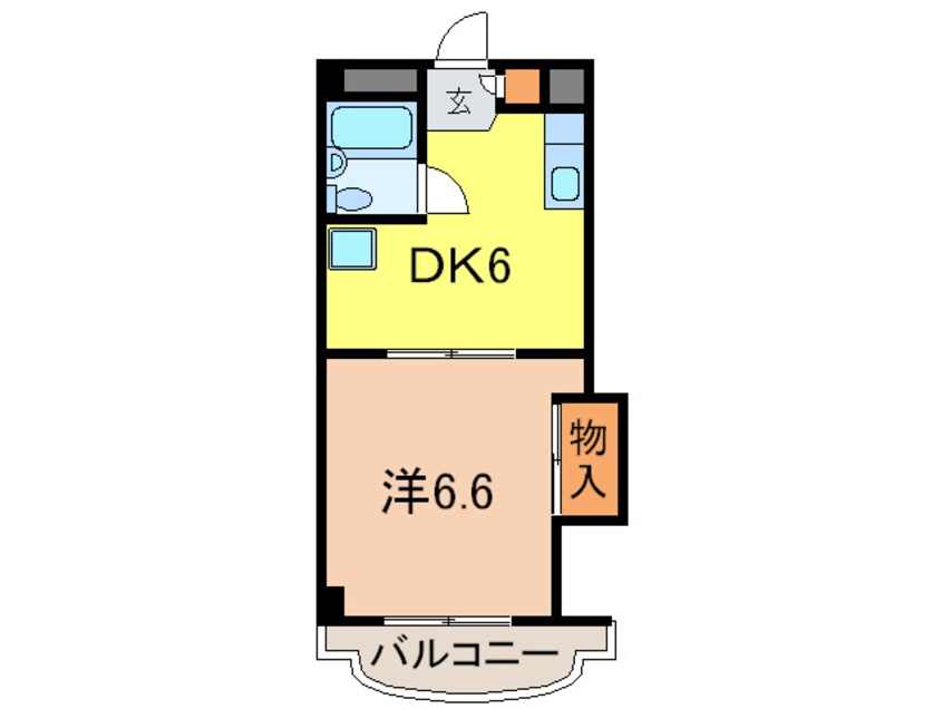 間取図 ビューライフ芦屋