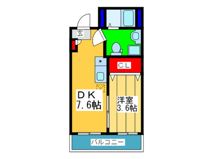 間取図 ＨＡＳＥＯ緑橋