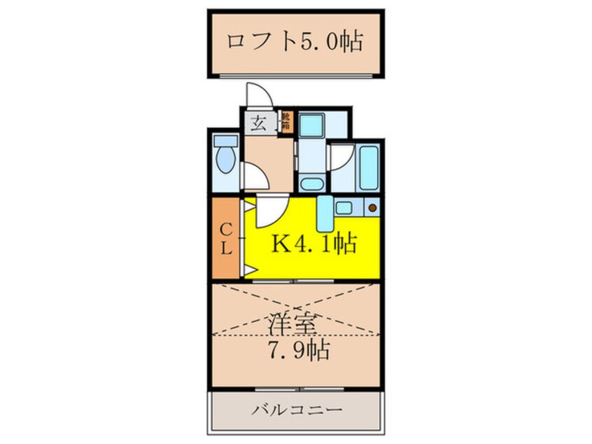 間取図 カ－サスペリオ－レⅠ