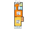 白樺ハイツ城東の間取図