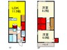 フォレストメゾン雅　D棟 2LDKの間取り