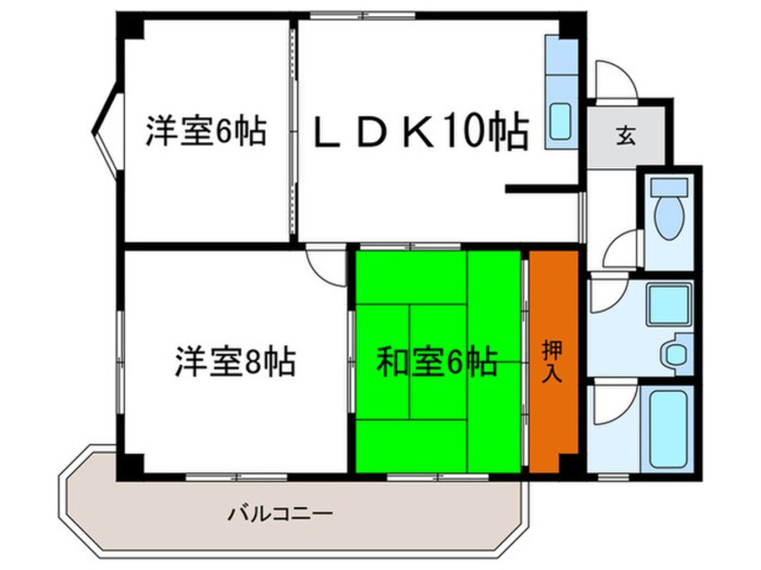 間取図 マンション太田