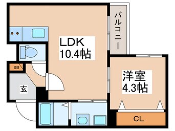 間取図 SFIDA天王寺南