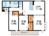 D-ROOM京都壬生 3LDKの間取り