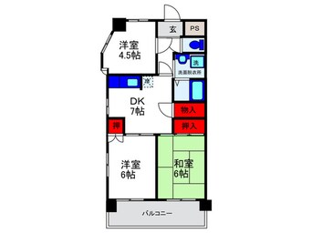間取図 ハイツ・サニーライフ