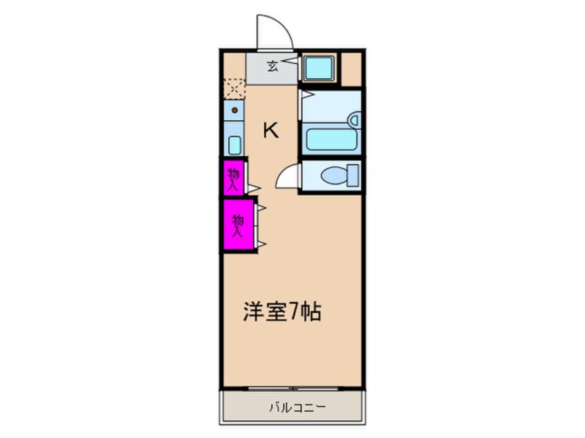 間取図 メゾン・ド・ソレイユ