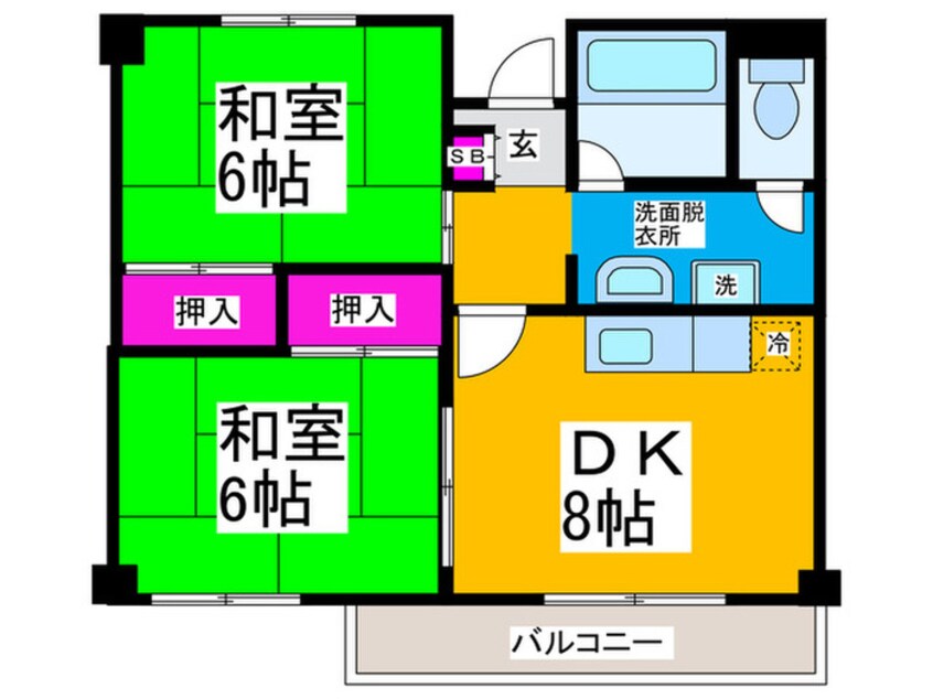 間取図 高橋ハイツ