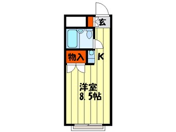 間取図 コーポ竹