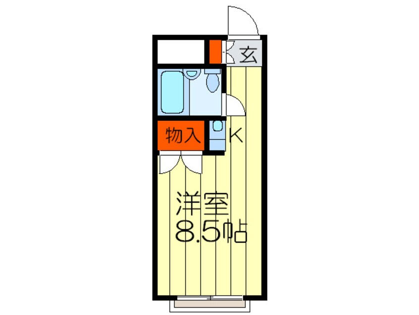 間取図 コーポ竹