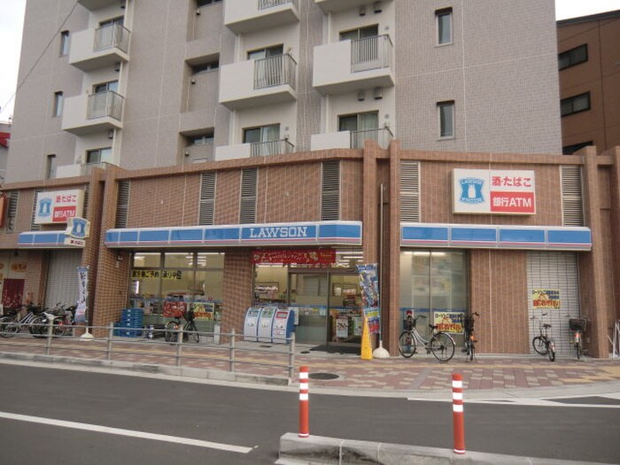 ローソン京阪牧野駅前店(コンビニ)まで370m コーポ竹