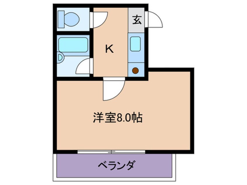 間取図 アワ－ズ長柄