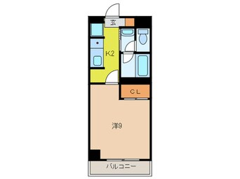 間取図 セルサス大道壱番館