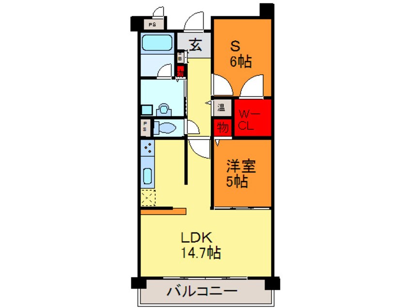 間取図 ソリエベ－ネ