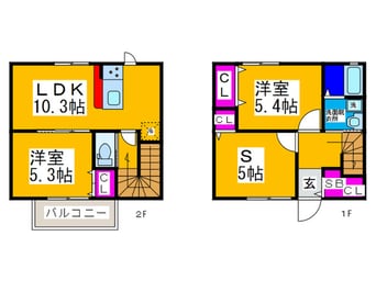 間取図 ワンズテラス高見の里Ｃ棟