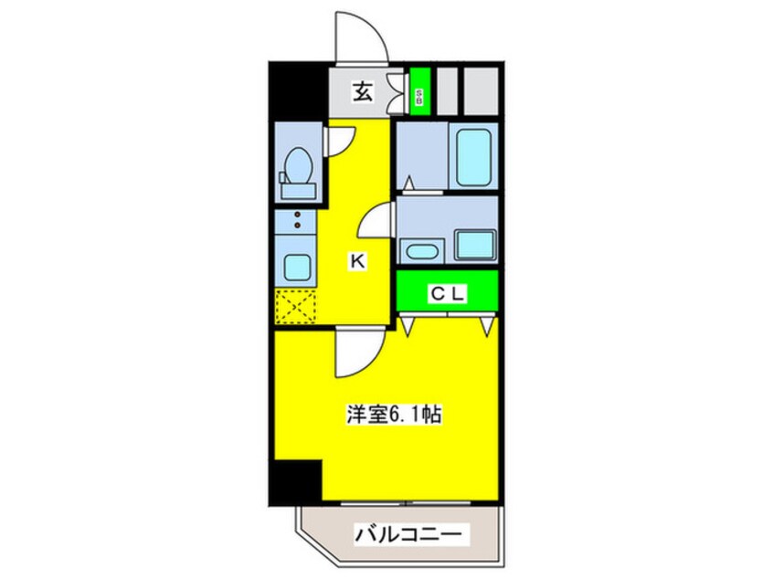 間取図 ルミエール帝塚山西