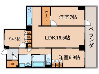 間取図 AKADEMOS　Residence