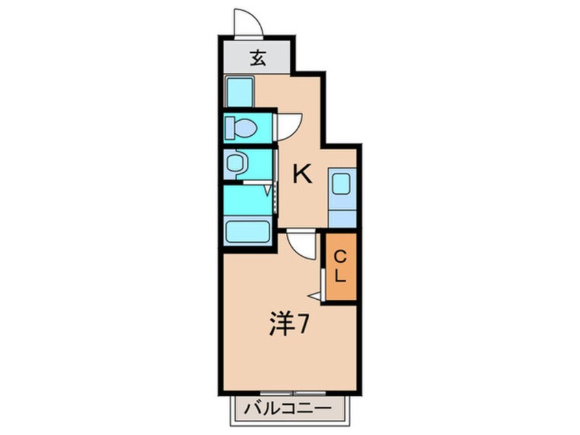間取図 ドミ－ル・エモア