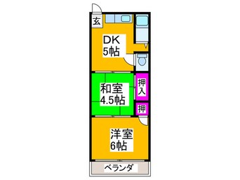 間取図 桜台マンション