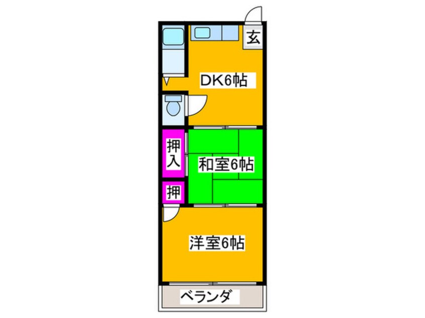 間取図 桜台マンション