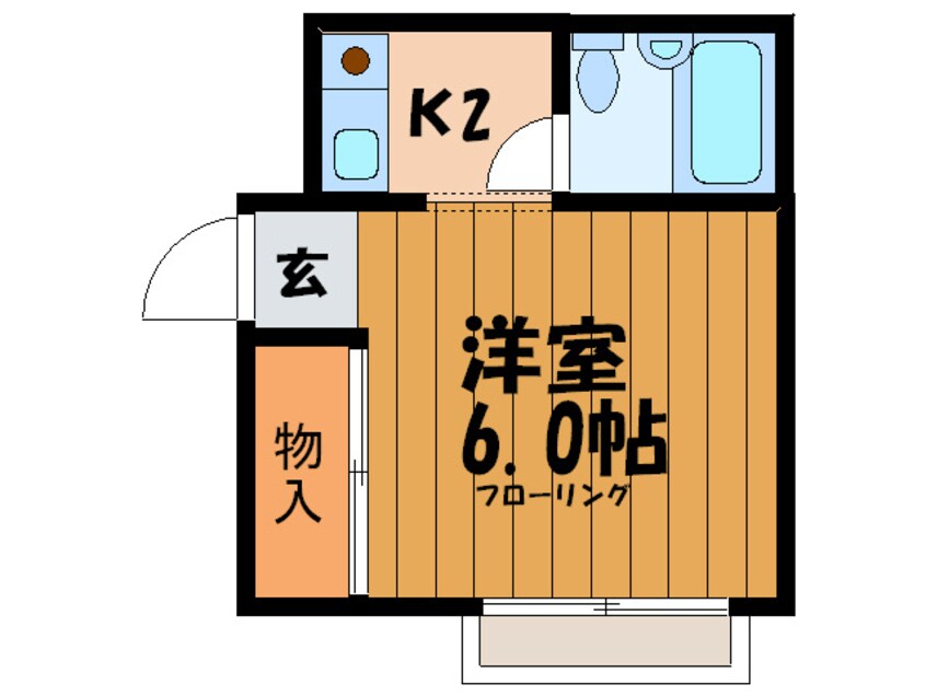 間取図 New StoRK Apartment 禁野本町