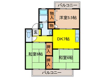 間取図 メゾンメルベーユ