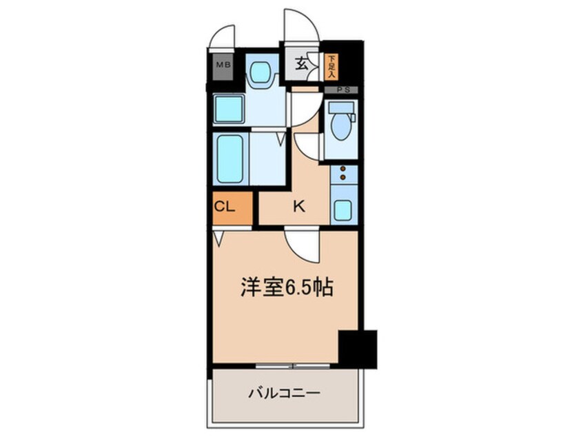 間取図 ﾌﾟﾚｻﾝｽ神戸元町ﾐｭｰｽﾞ（1404）