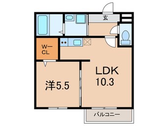 間取図 フジパレス大物公園Ⅲ番館