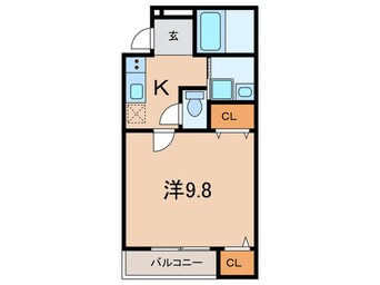 間取図 フジパレス大物公園Ⅲ番館